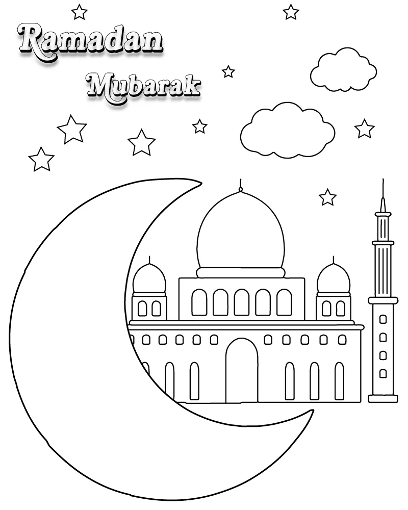 Ramadan coloring page-04