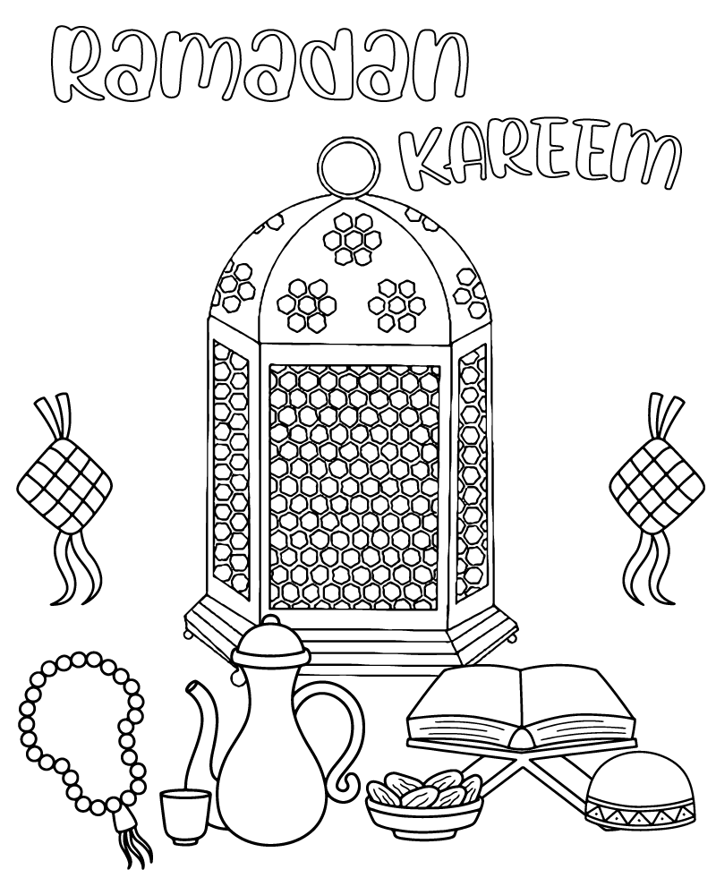 Ramadan coloring page-07