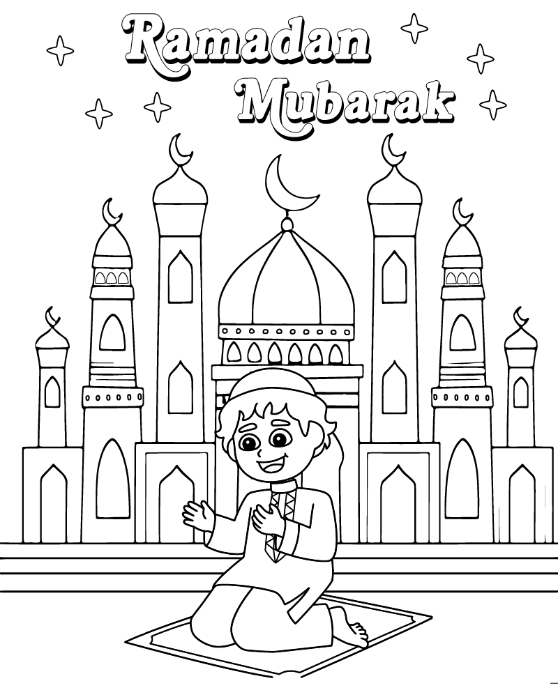 Ramadan coloring page-08