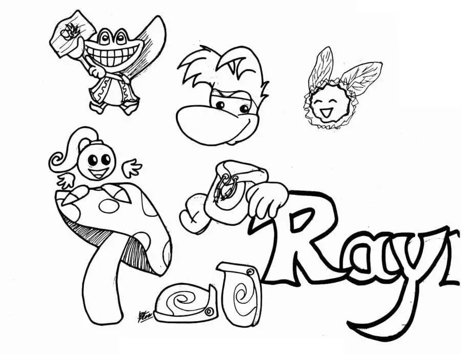 Rayman Printable