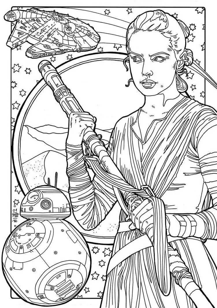 Rey with BB-8