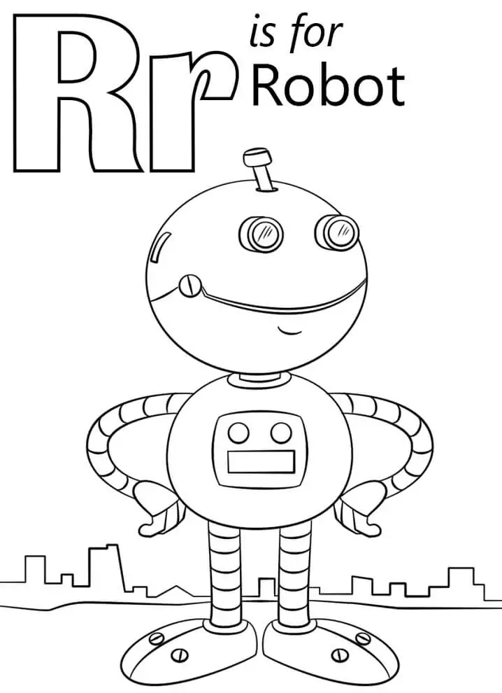 Robot Letter R