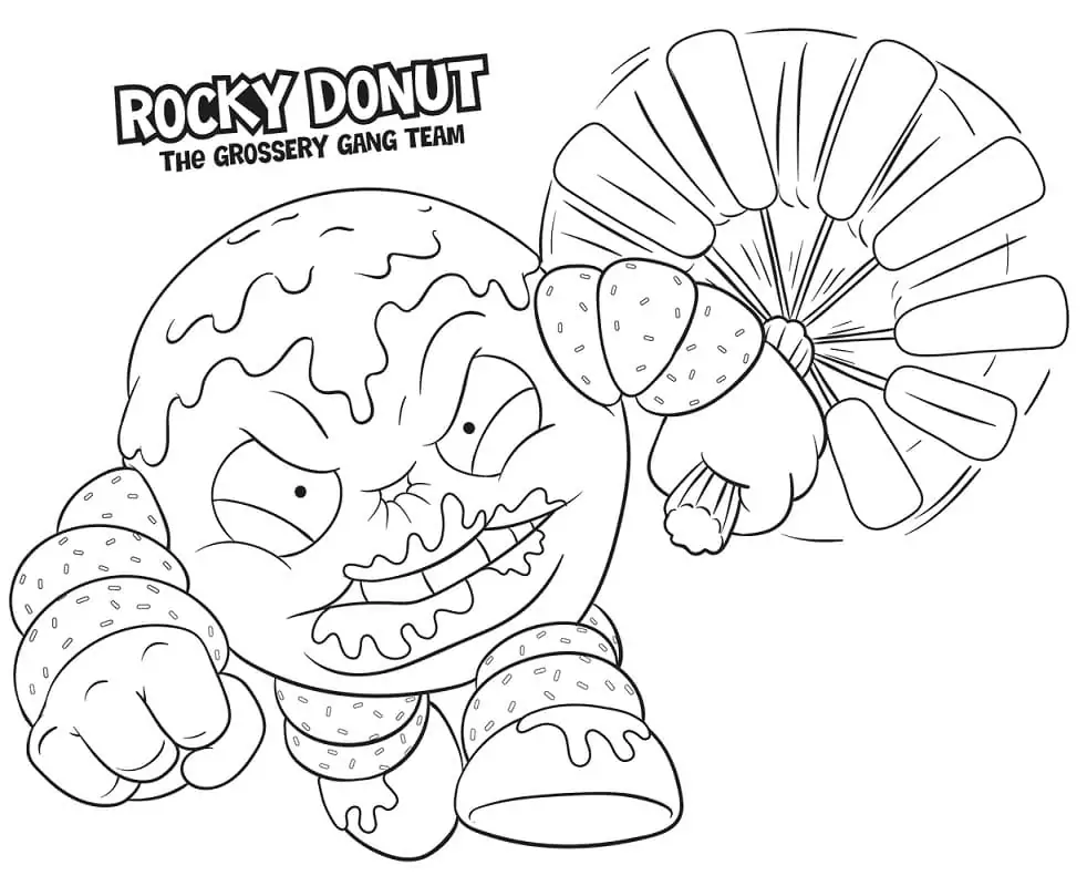 Rocky Donut Grossery Gang