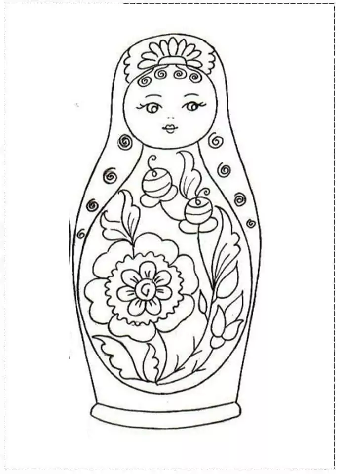 Russian Doll to Color