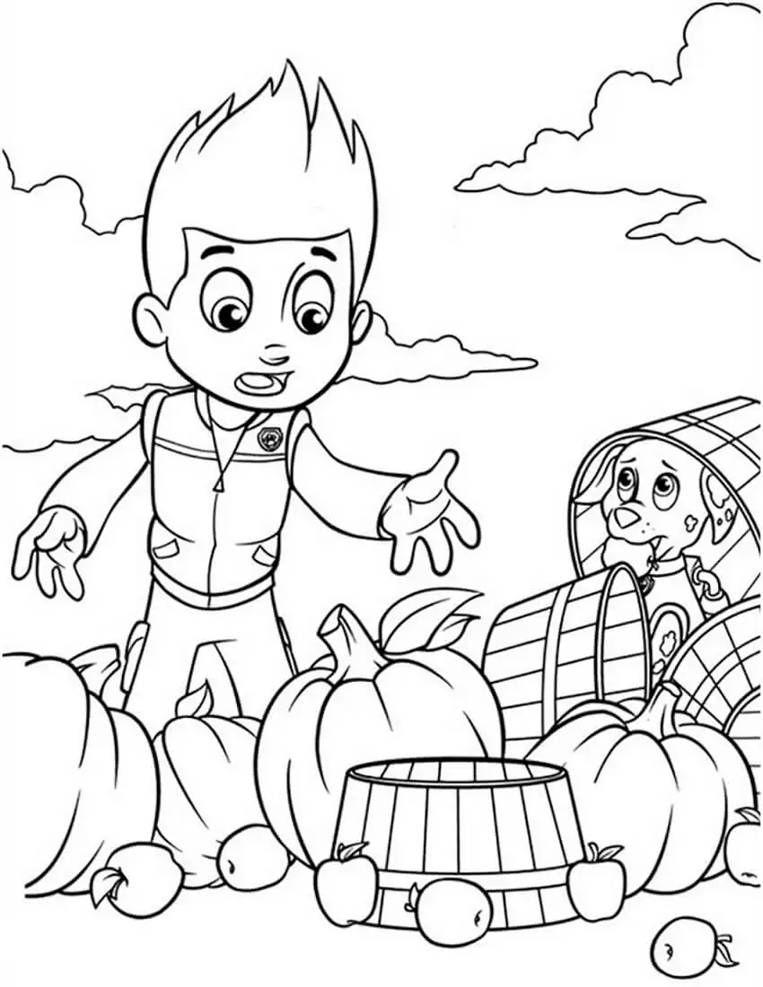 Ryder Harvests Pumpkin