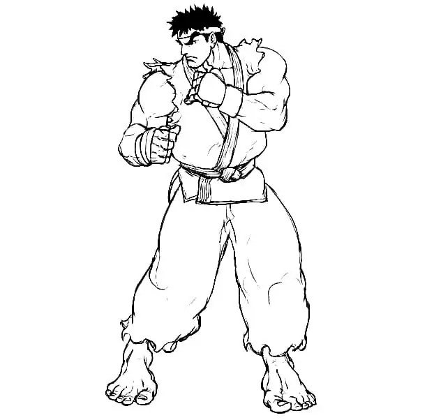 Ryu’s Pose