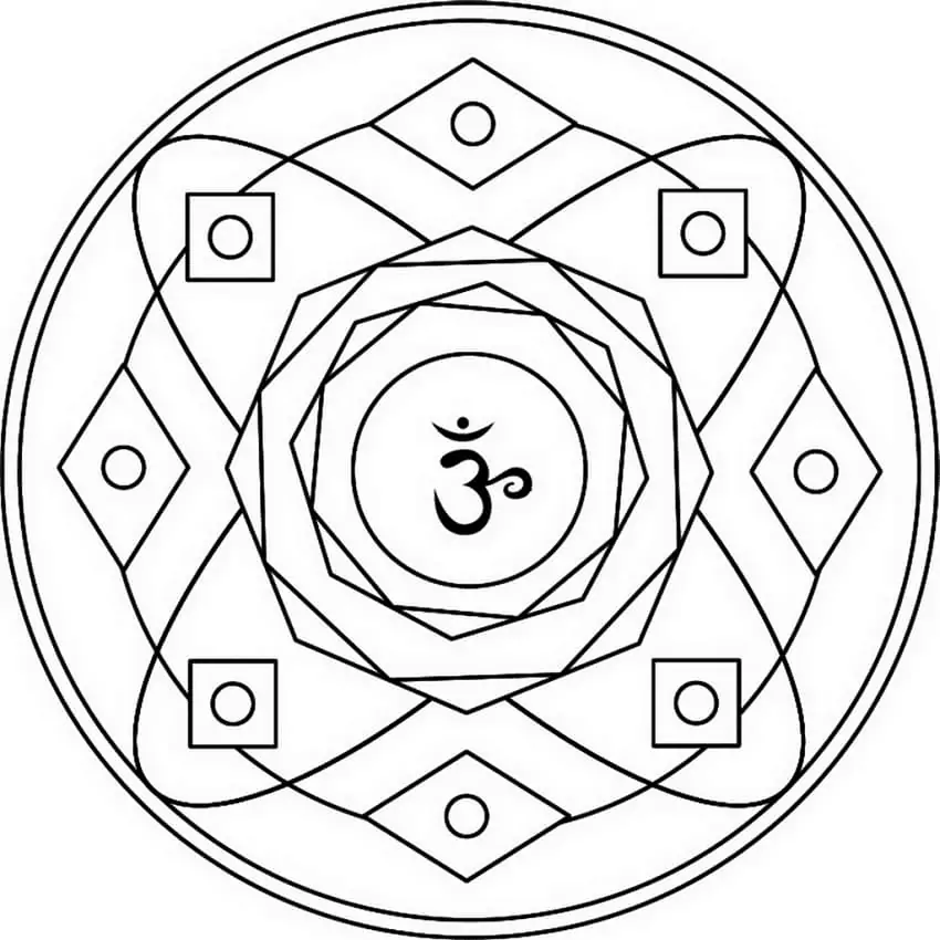 Sahasrara Symbol Mandala