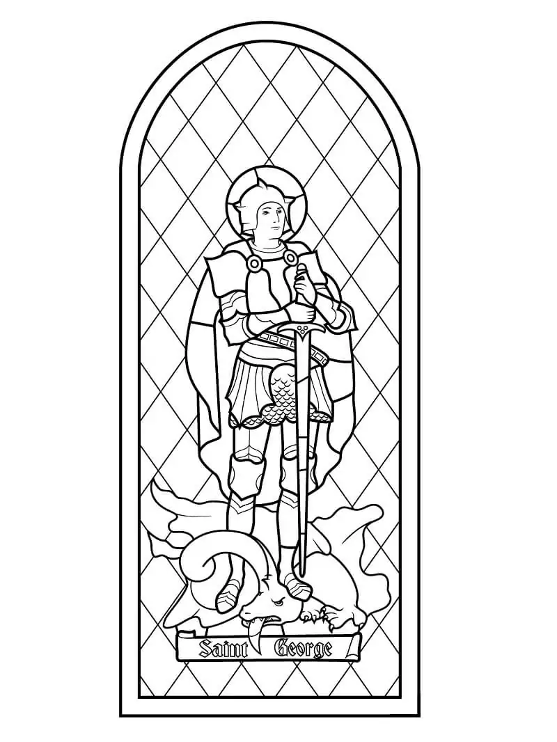 Saint George Stained Glass
