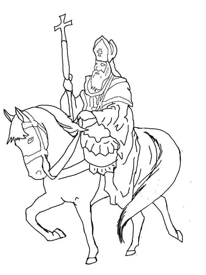 Saint Nicholas Riding Horse