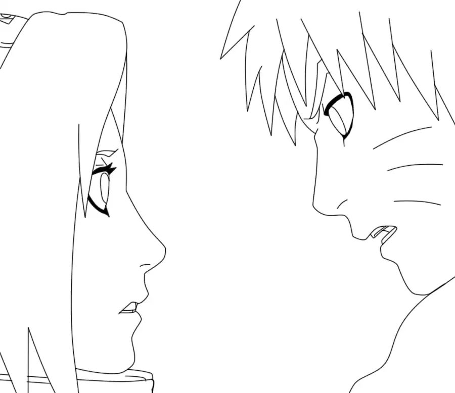 Sakura Haruno and Naruto in Love