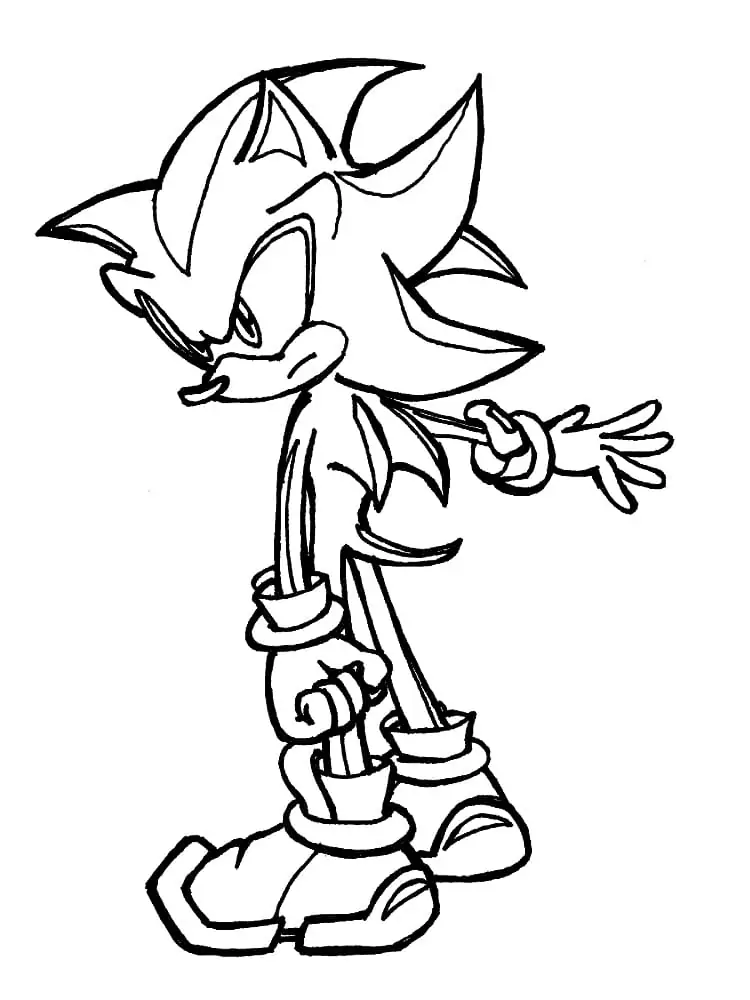 Shadow The Hedgehog Sketch