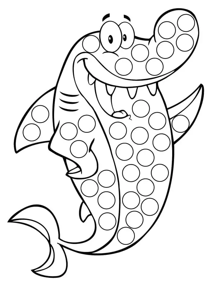 Teddy Bear Dot Marker Coloring Page - Free Printable Coloring Pages for ...
