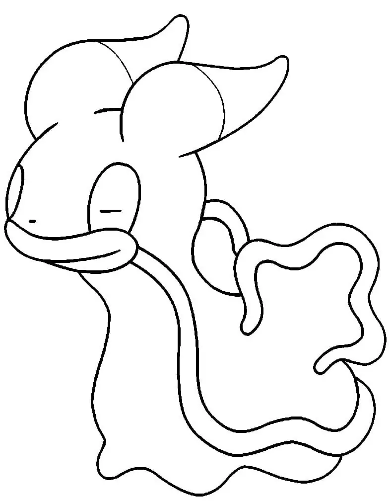 shellos coloring page pdf pokemon