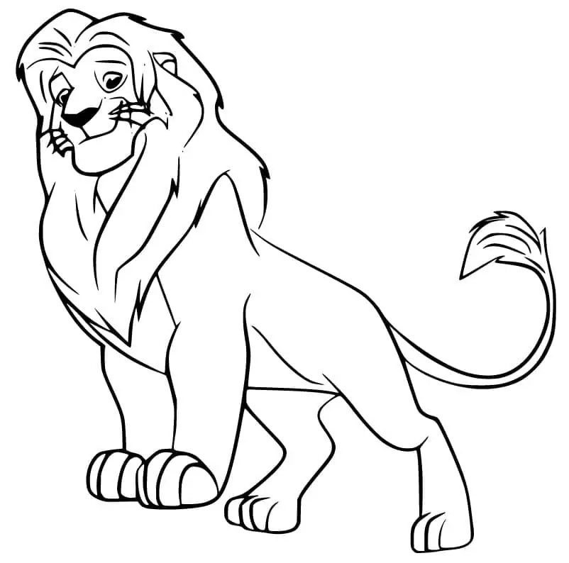 Simba from The Lion Guard