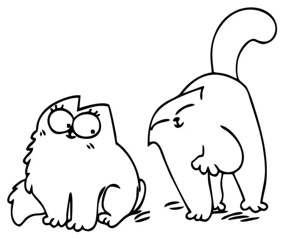 Simon’s Cat und Maisy