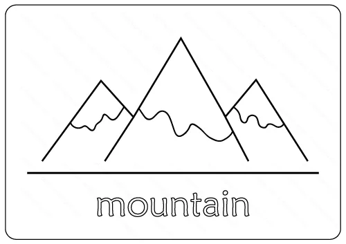 Einfacher Berg