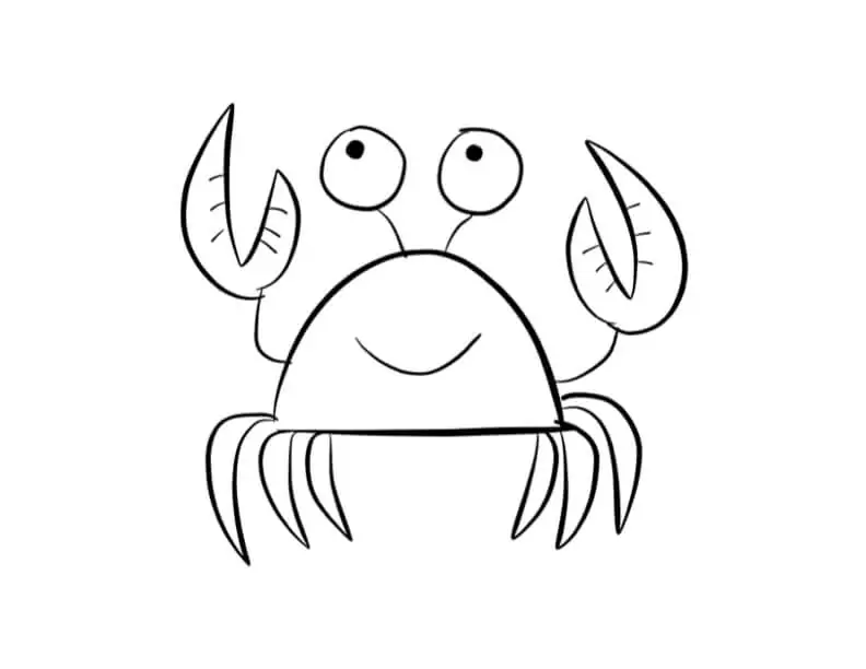 Kleine Krabbe