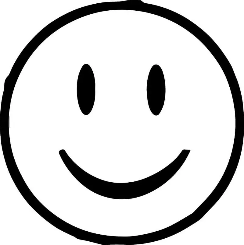 Smiley Face 3 - Coloring Pages