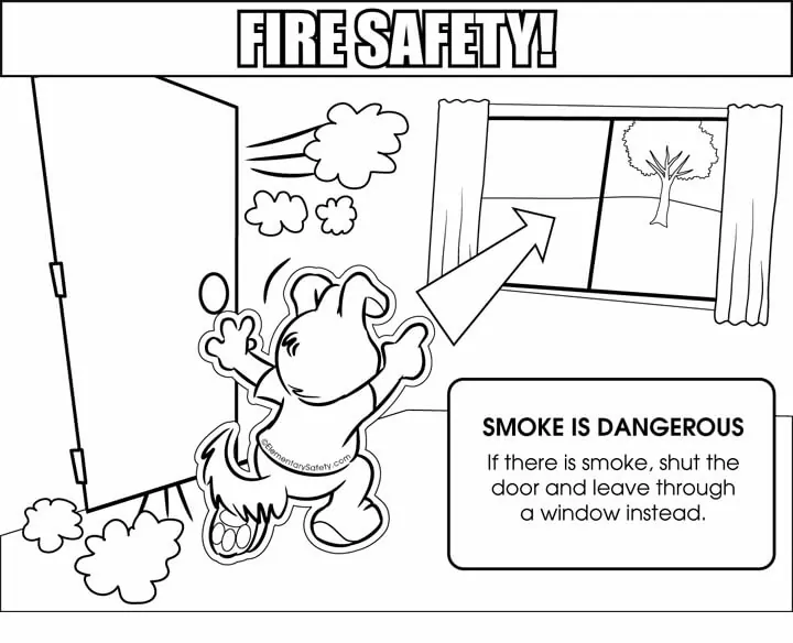 Smoke Is Dangerous Fire Safety