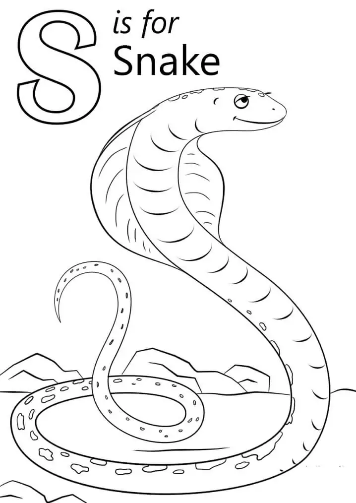 Schlangenbuchstabe S