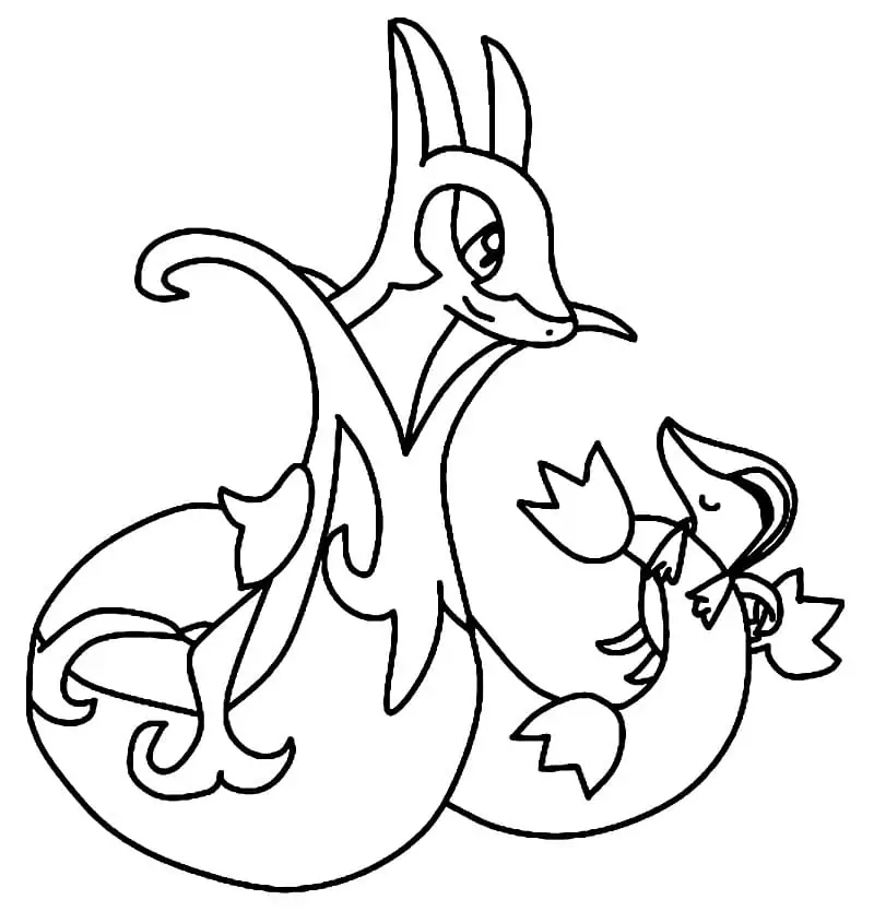 Snivy and Serperior