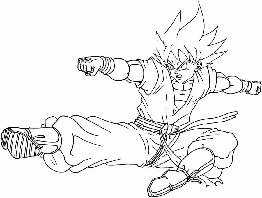 Son Goku Kicks