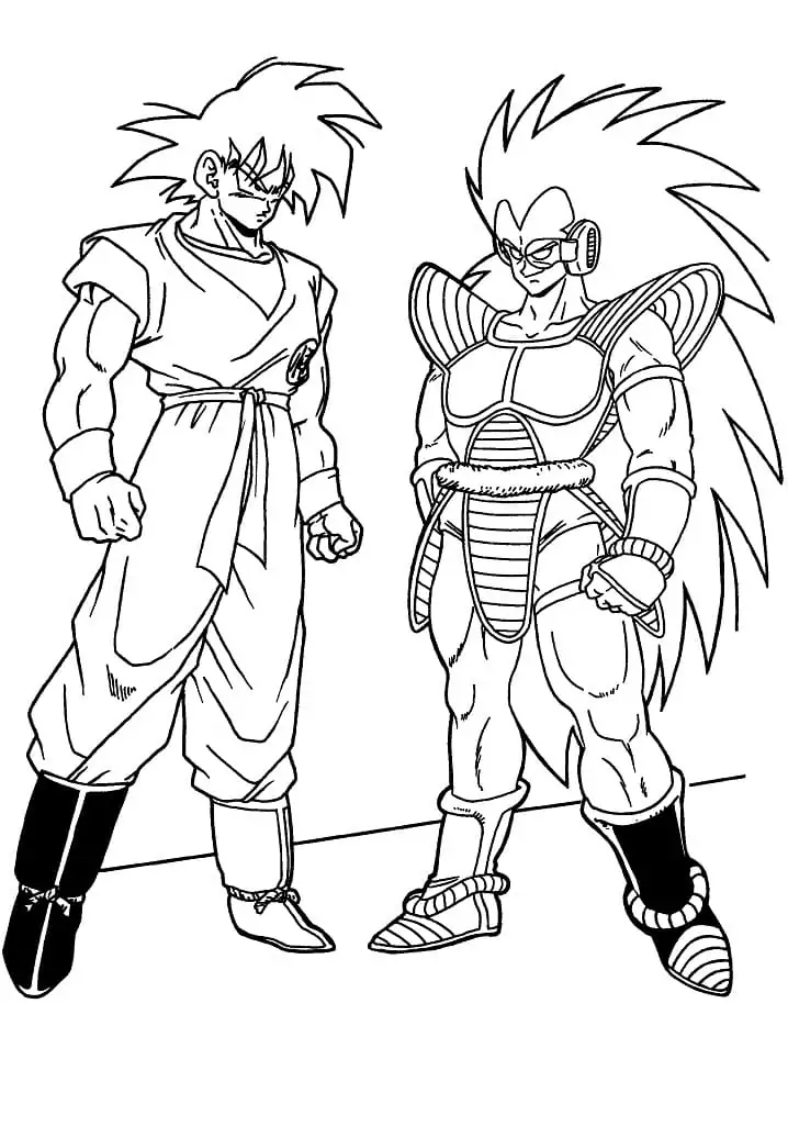 Son Goku and Raditz