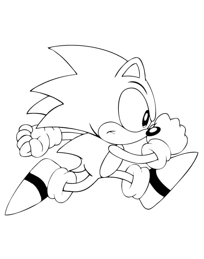 Sonic rennt