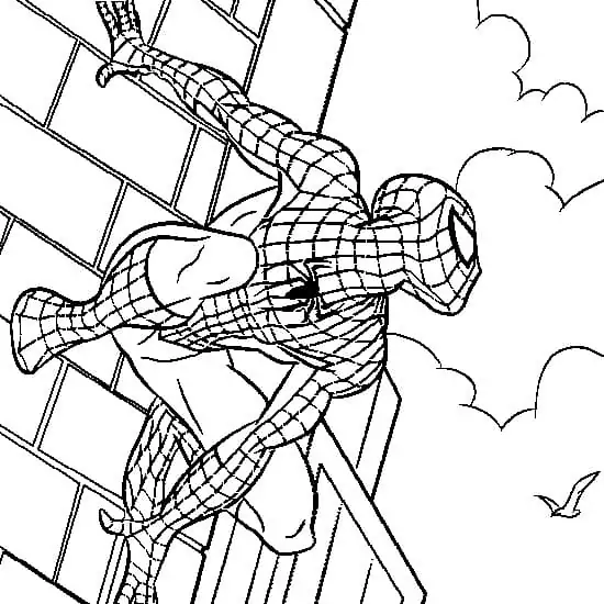 Free Spiderman Coloring Page - Free Printable Coloring Pages for Kids