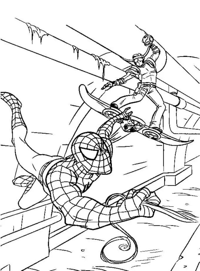 Spiderman gegen Harry Osborn