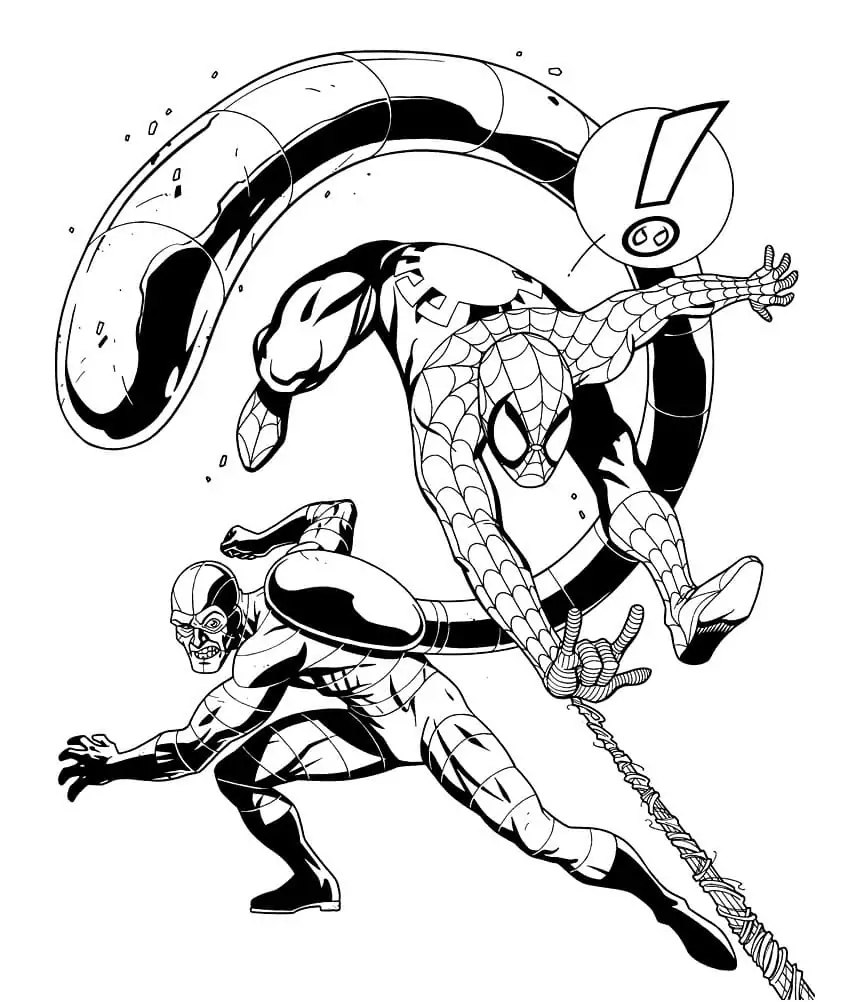 Spiderman gegen Scorpion