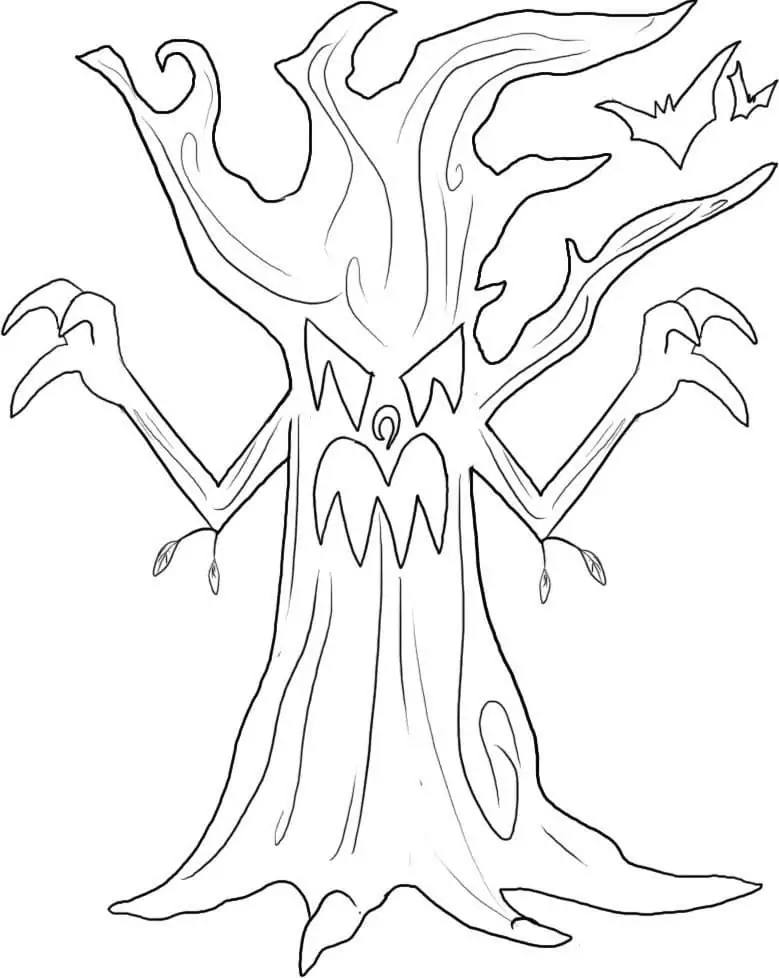 Spooky Tree Printable