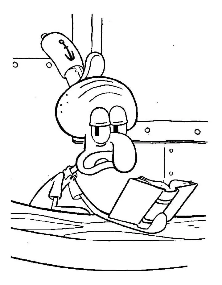 Squidward Tentacles Reading
