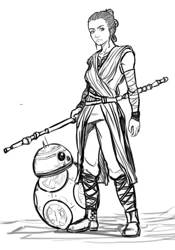 Star Wars Rey and BB-8