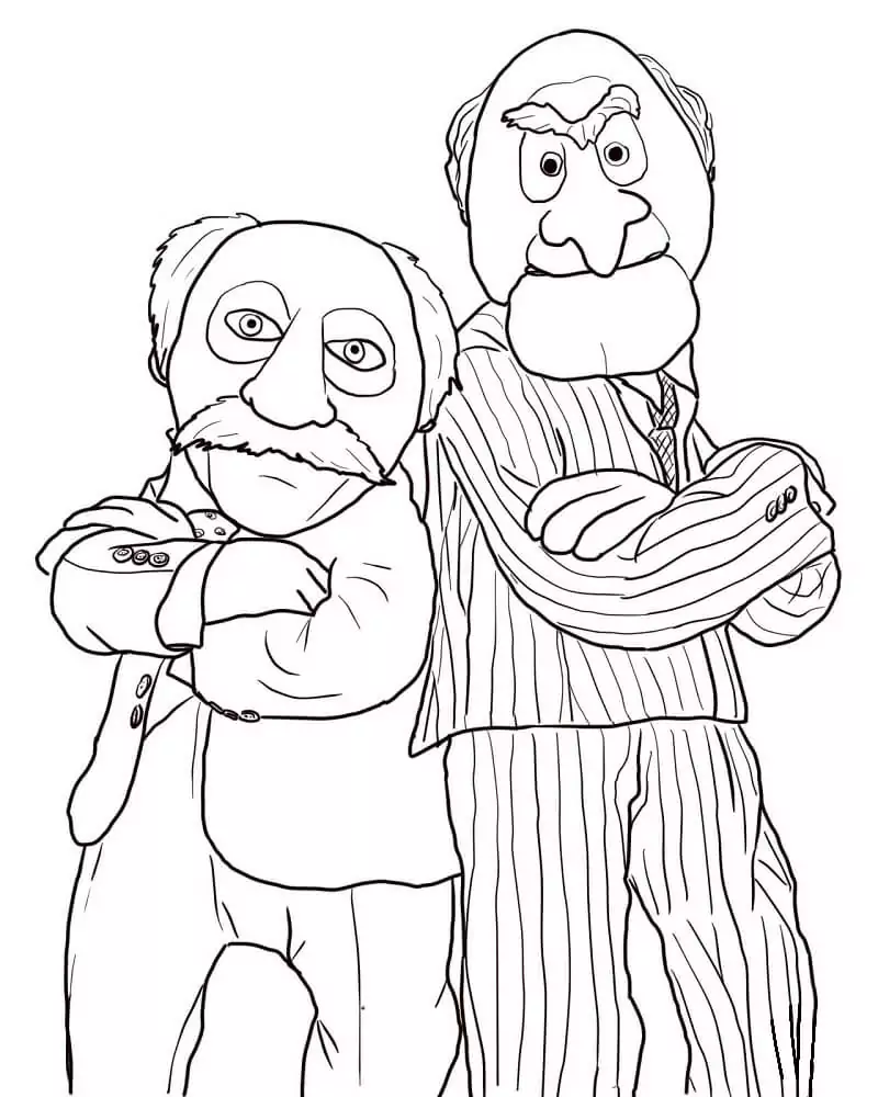 Statler and Waldorf from The Muppets
