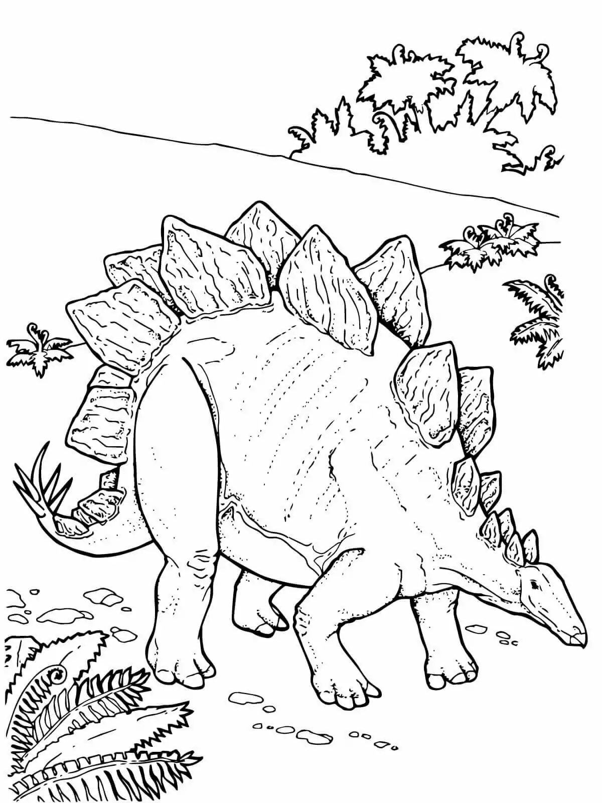 Stegosaurus Armored Dinosaur