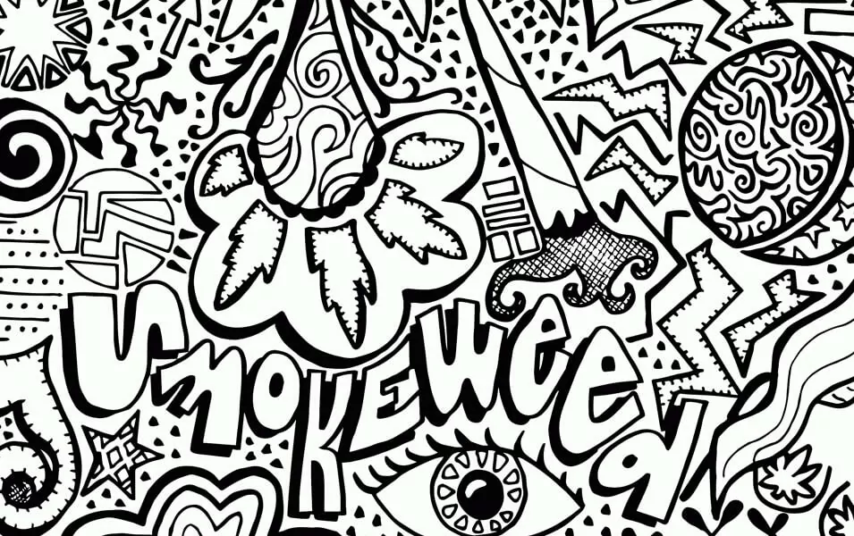 Stoner Coloring Pages for Adults