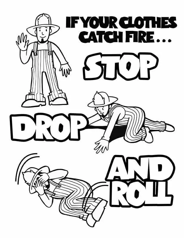 Stop, Drop And Roll Fire Safety 1