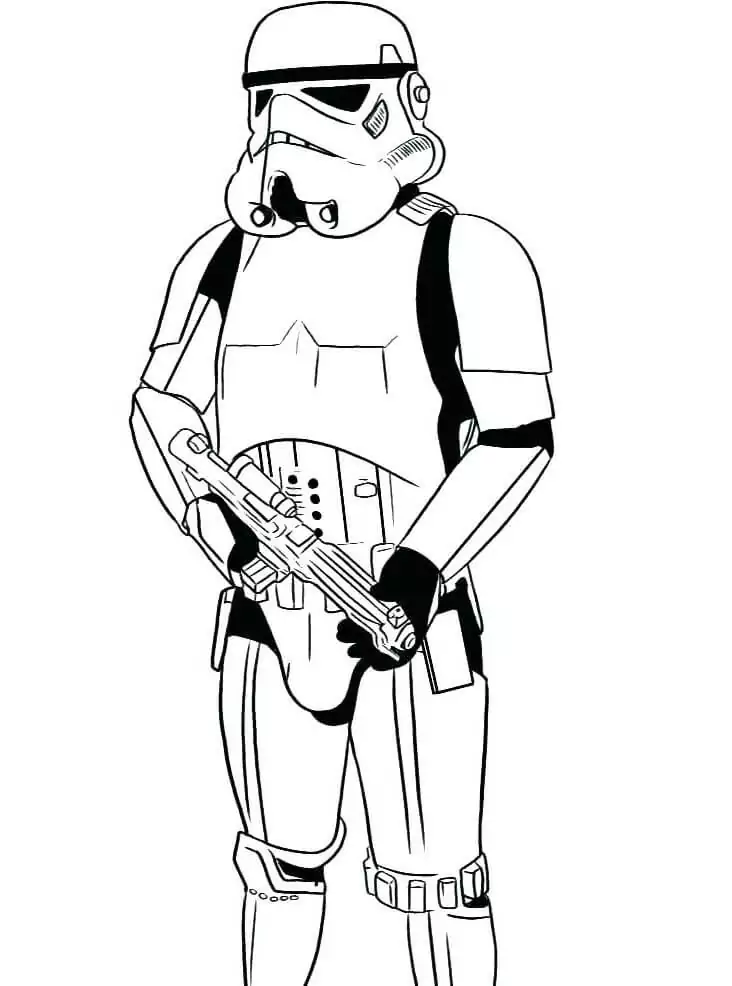 Stormtrooper 10 Coloring Page - Free Printable Coloring Pages for Kids