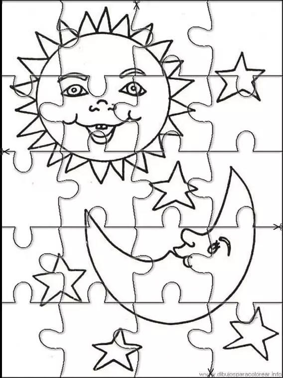 Sun and Moon Jigsaw Puzzle