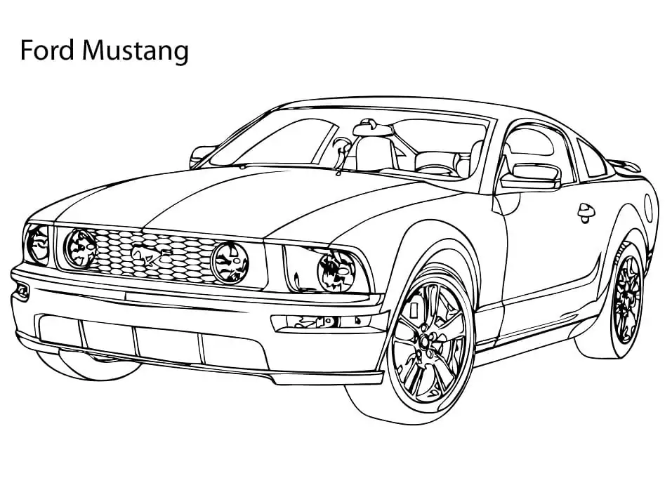 Super Car Ford Mustang
