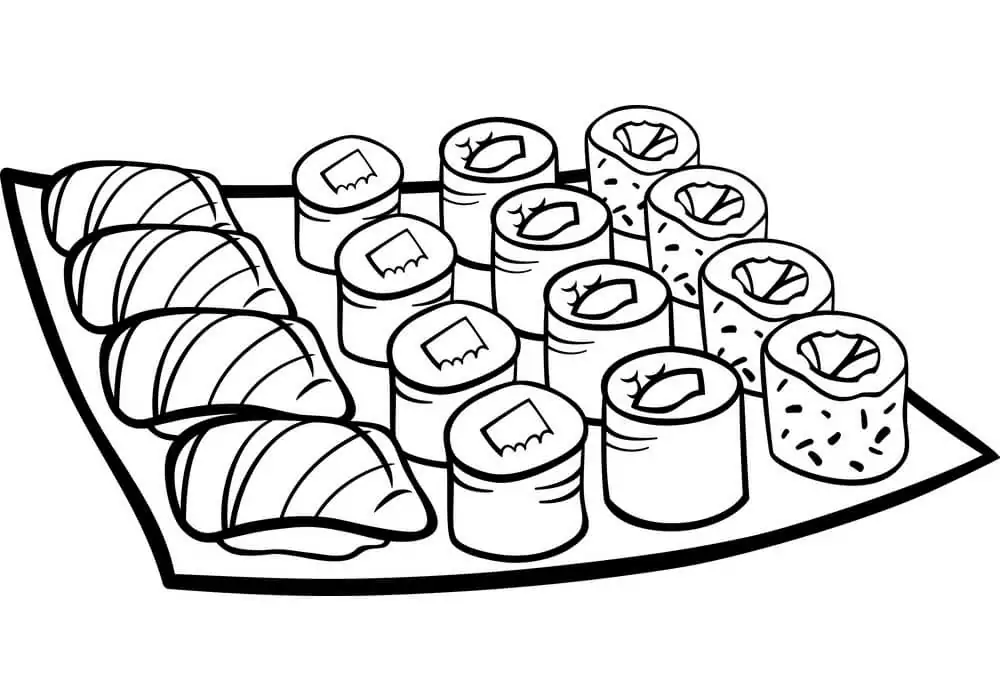 Sushi-Gericht