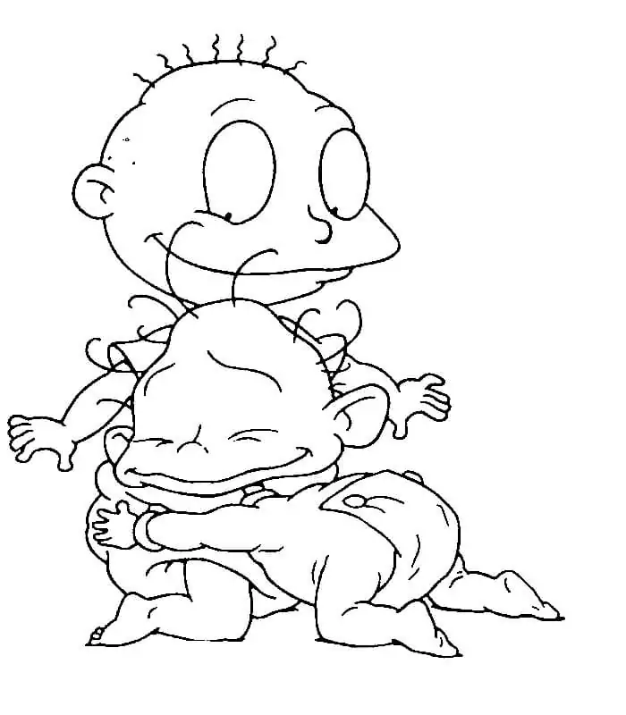 Susie and Tommy from Rugrats