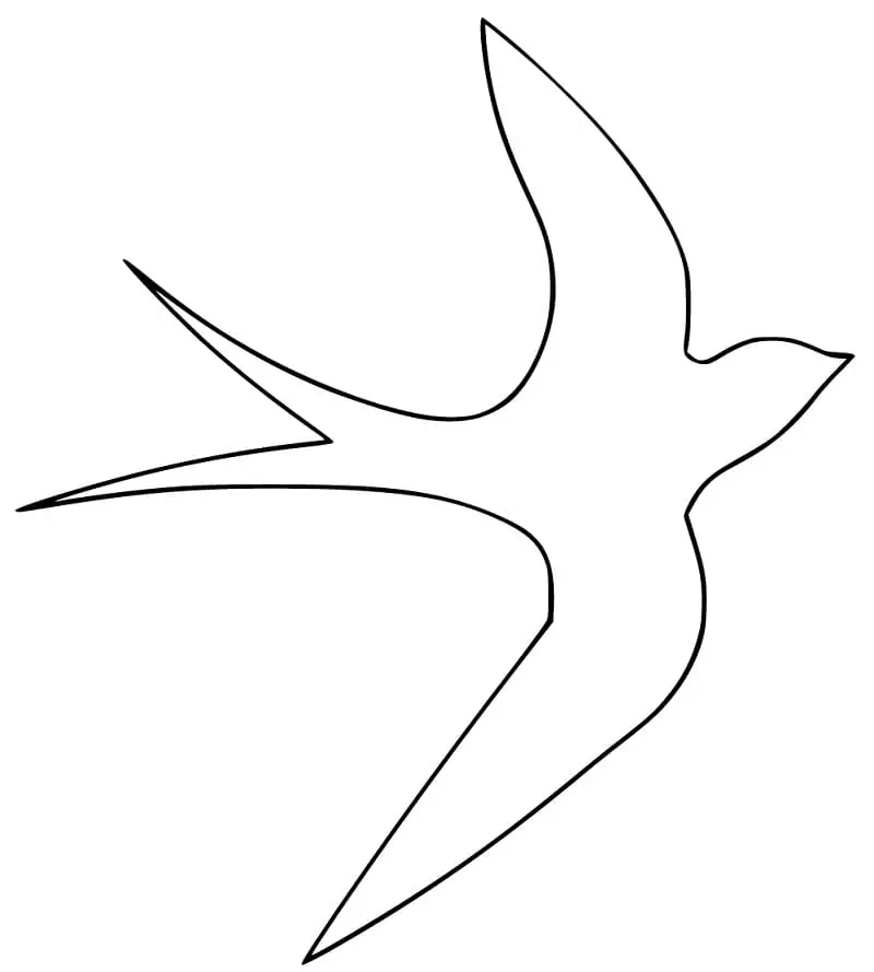 Swallow Outline