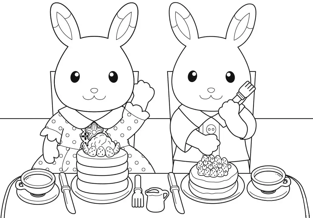 Sylvanian Families to Color