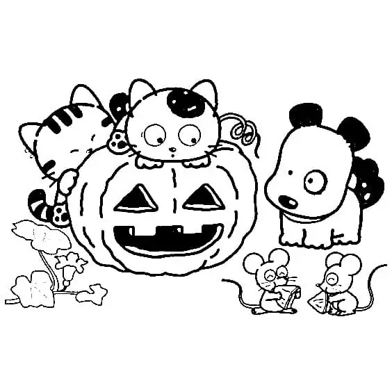 Tama and Friends on Halloween