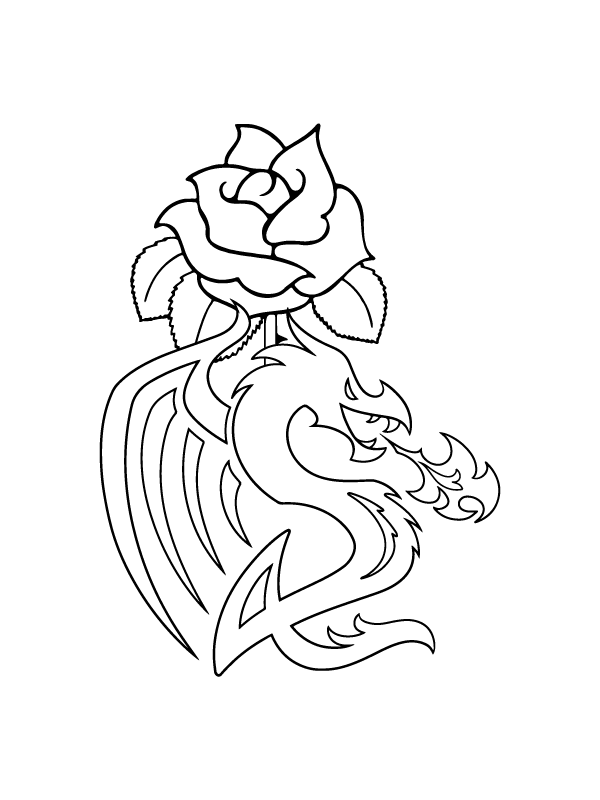 Tattoo Coloring Pages-07