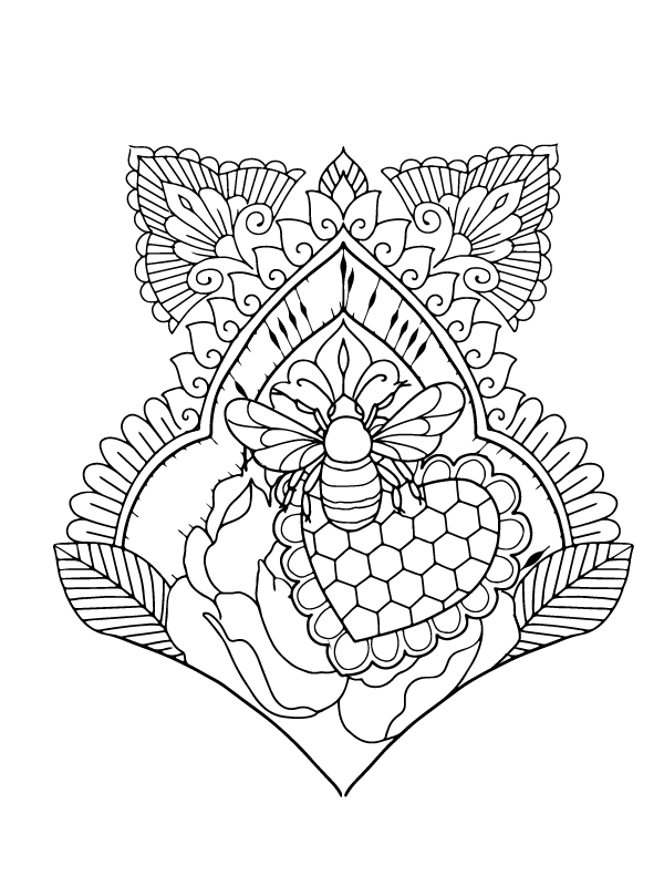 Tattoo Coloring Pages-11
