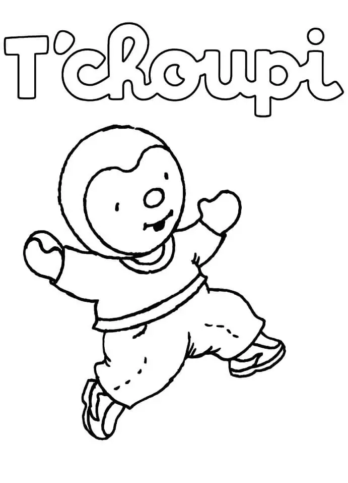 T'choupi 8 Coloring Page - Free Printable Coloring Pages for Kids