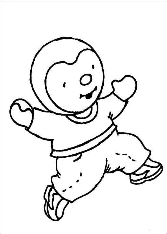 T'choupi 8 Coloring Page - Free Printable Coloring Pages for Kids